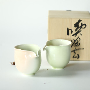 景德镇高温颜色釉纯手工陶瓷公道杯大容量公杯茶海分茶器功夫茶具