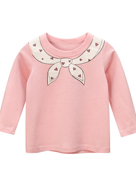 品牌特价撤柜女童打底衫宝宝长袖T恤秋款新品上衣时尚款韩版HT307