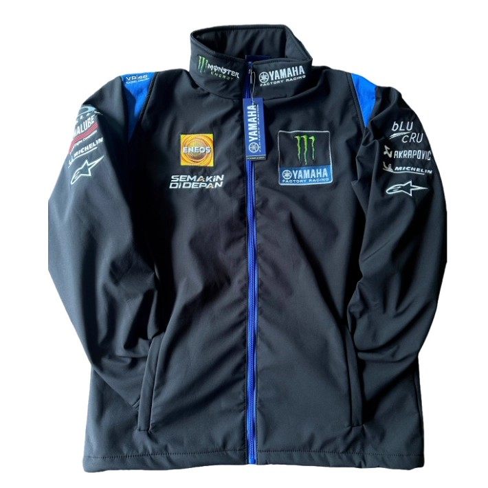 thumbnail for Yamaha Devil's Claw Co-Branded Factory Team Uniform Jacket Motorcycle Yamaha Riding Suit Motogp Warm Jacket