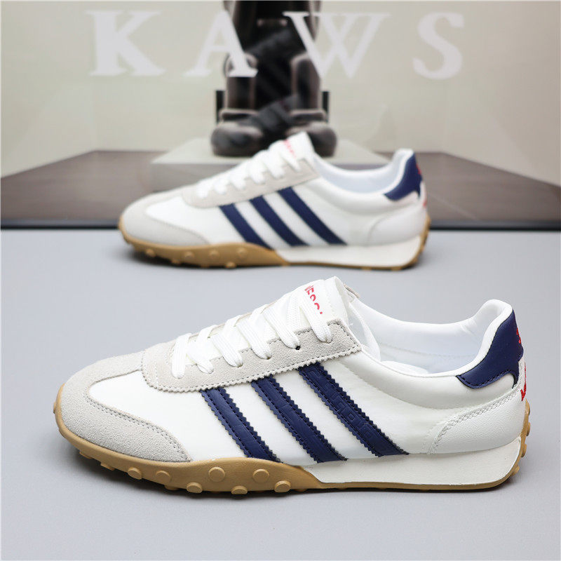 潮牌男鞋2024夏季新款透气薄款阿甘板鞋潮流百搭软底运动休闲布鞋