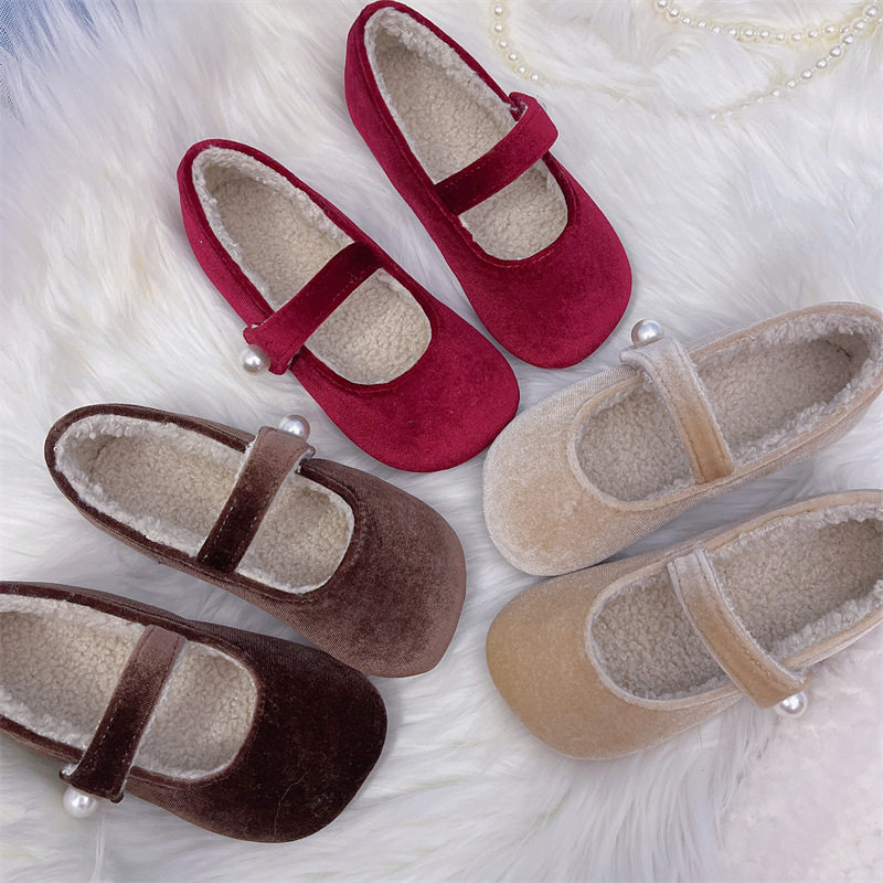 女童毛毛鞋外穿2025秋冬新款女童冬鞋加绒豆豆鞋宝宝公主保暖棉鞋,童鞋/婴儿鞋/亲子鞋,棉鞋,淘宝优惠券,粉丝福利购,淘宝优惠卷