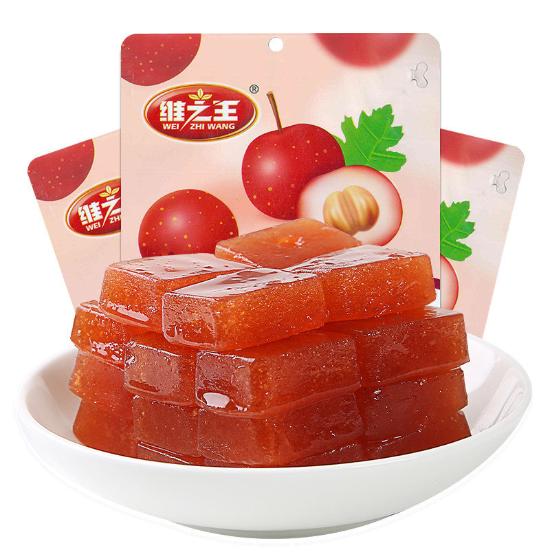 维之王山西特产 维之王山楂果糕318gX3袋装 果脯零食包邮