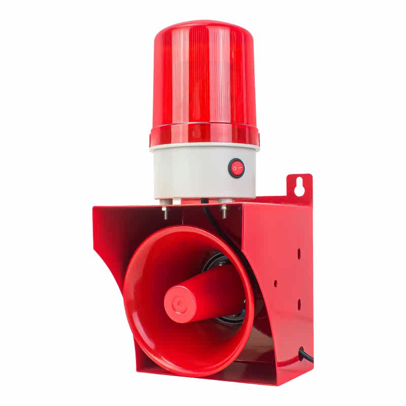 高音喇叭NY-05可定制声音工业大功率一体语音声光报警器警示灯