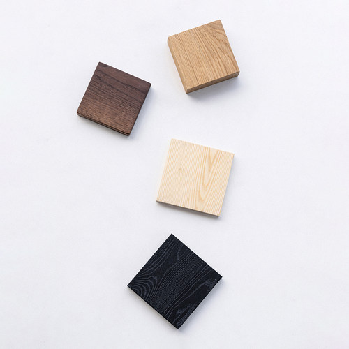 叁几 色卡小样专拍 白蜡木 黑胡桃木 白橡木