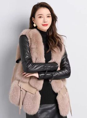 真皮拼接皮袖打底衫女冬袖子加绒加厚加棉针织毛衣女2026新款内搭