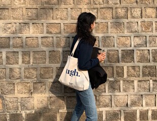 小布自制 新款韩国chic原宿文艺学生百搭书包日系ins少女帆布包