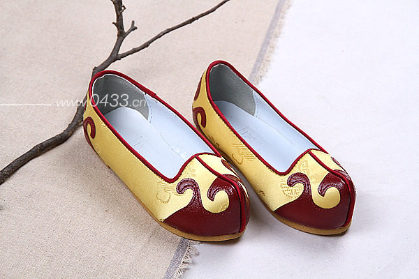 韩国进口儿童勾鞋/男孩鞋/儿童韩服鞋/一周岁洋缎子鞋/h-p02991