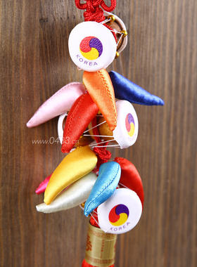 韩国工艺品/长鼓辣椒挂件/象征平安吉祥如意/汽车挂件/H-P01295