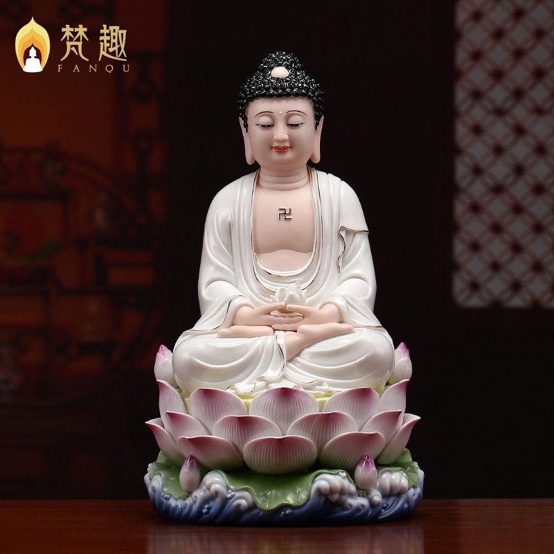 供奉陶瓷摆件佛像