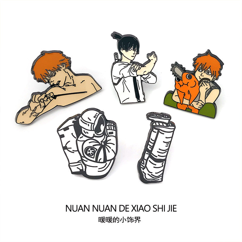动漫金属电锯人周边徽章图片