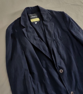 外套棉质外贸尾货 复古做旧休闲西服工装 日本纯棉西装 男士