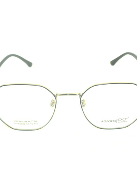 奥泊来眼镜近视眼镜框复古圆框眼镜框奥泊来眼镜架 66029 C2 全框