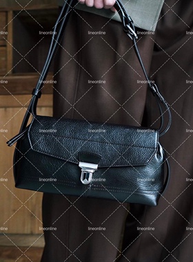 llineonline 高定版无标系列24新款植鞣皮极简枕头包斜挎包无性别