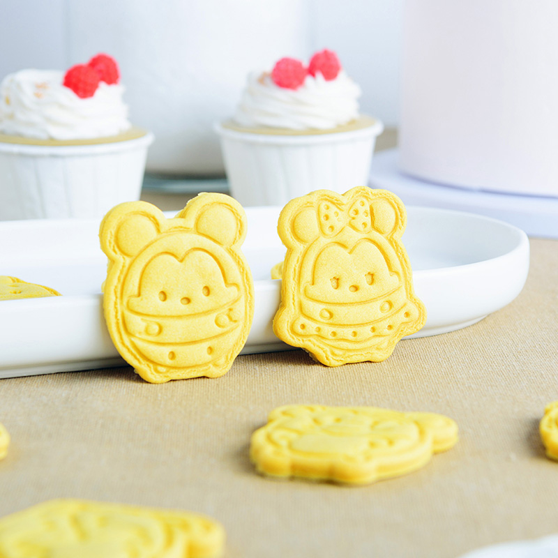迪士尼饼干模具3D立体 卡通 可爱Tsum曲奇压模 DIY烘焙家用送配方