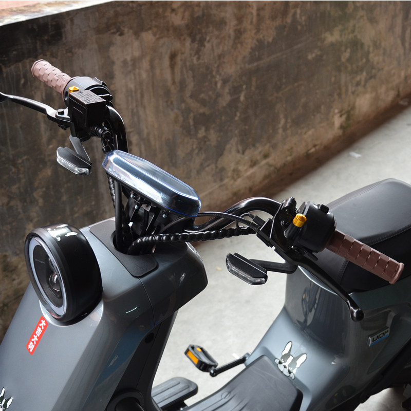 전기 자동차 MAVERICKS N1|S U1 U+ 핸들 및 백미러 핸들 접착제 액세서리와 함께 설치할 수 있는 수정 핸들 커버에 적합