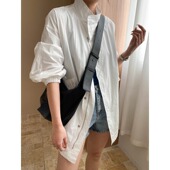 随性出街小众抽绳轻薄立领廓形防晒风衣外套中长款