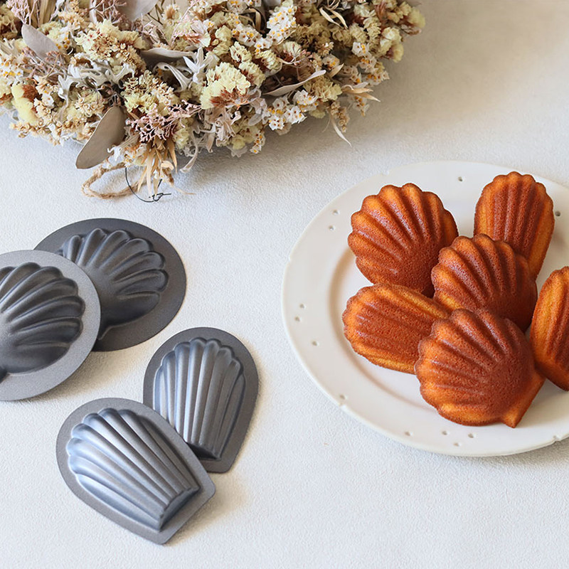 日本cotta单个玛德琳面包碳钢烤盘加厚不沾涂层贝壳蛋糕家用模具,厨房/烹饪用具,烘焙模具,淘宝优惠券,粉丝福利购,淘宝优惠卷