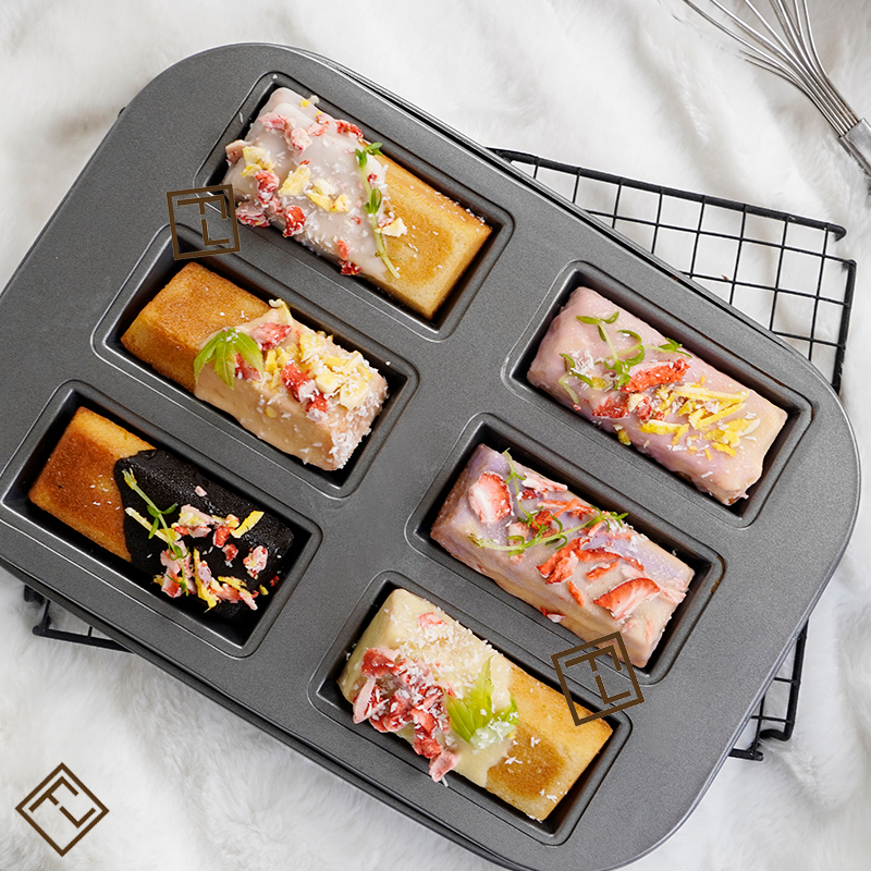 日本cotta碳钢6连费南雪烤盘