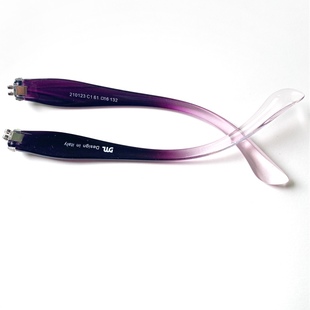 双牙眼镜腿宽10mm牙间距1.5mm牙高8.5mm凸牙腿长130mm镜腿一对