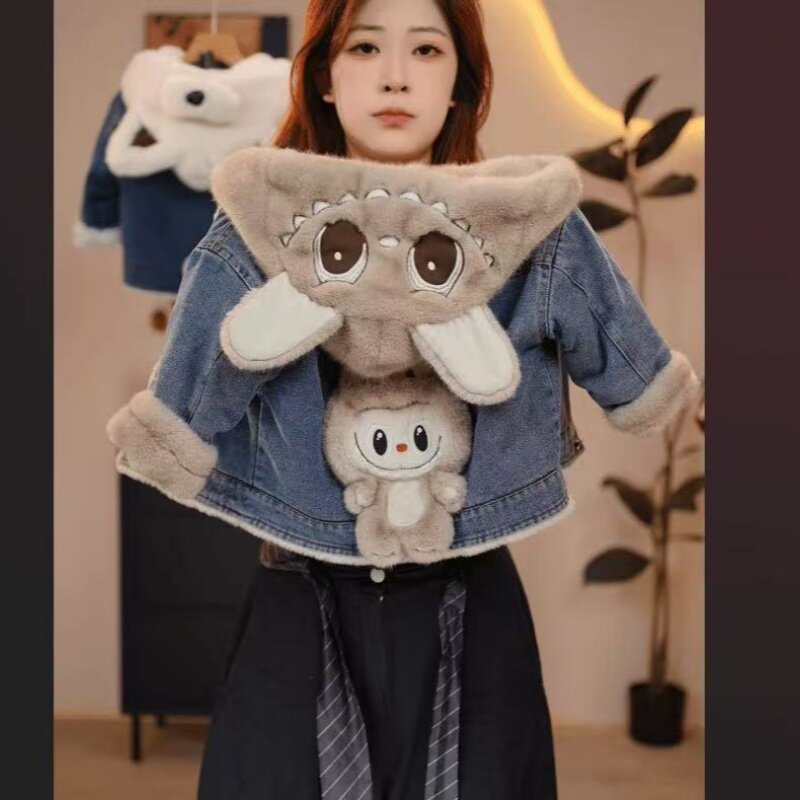 儿童装加绒牛仔衣秋冬款25新款洋气男童加厚外套冬装女宝宝拉布布,童装/婴儿装/亲子装,普通外套,淘宝优惠券,粉丝福利购,淘宝优惠卷