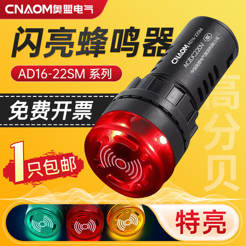 直流220V24-22SM带灯声光报警
