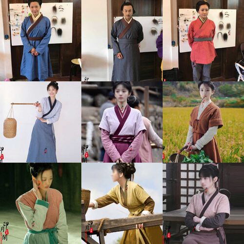 出租影视古装少女村妇农民百姓群演武侠表演服装棉麻村姑女侠千金