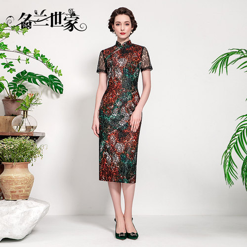 名兰世家妈妈婚宴礼服新中式旗袍