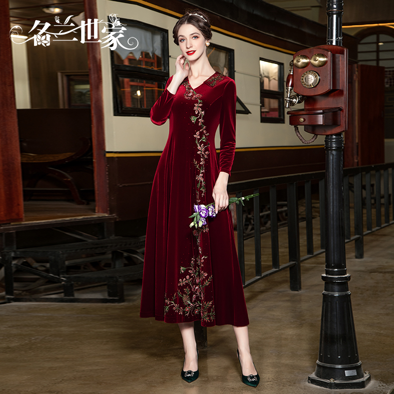 名兰世家高端丈母娘礼服结婚喜服