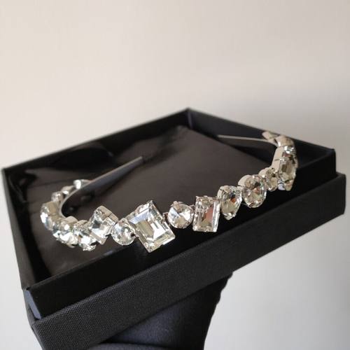 发箍女高级轻奢法式高颅顶发饰水钻发卡网红明星同款富家千金洋气