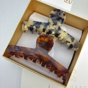 抓夹女高级感轻奢风醋酸发夹亚历山大同款帕伊发卡洋气后脑勺发饰