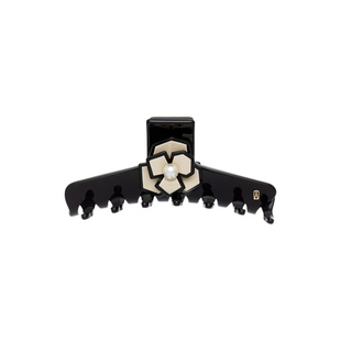 抓夹女高级感轻奢法式气质发夹醋酸鲨鱼夹亚历山大同款山茶花发饰