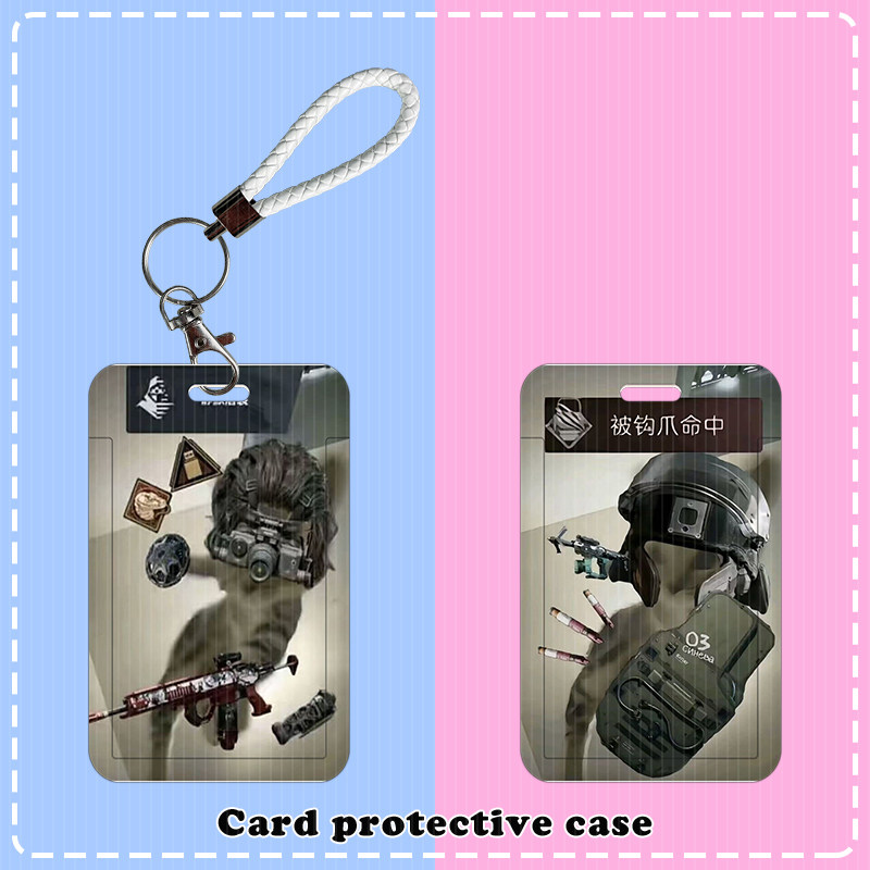 三角洲露娜猫咪可爱滑盖卡套