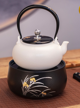 莺歌烧陶壶手工陶瓷壶电陶炉烧水壶泡茶壶茶具煮茶壶家用电茶炉