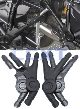适用于宝马BWM R1250GS R1200GS ADV 车架盖板左右防护盖保护罩