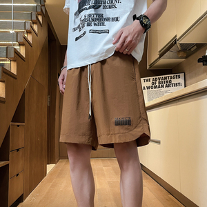 夏季短裤男潮时尚宽松直筒裤休闲宽松百搭沙滩裤DS-D228A-8860P38图片