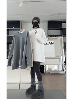 诗歌兰58355时尚百搭圆领宽松麻花羊毛针织衫毛衣