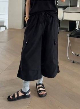 秒发25秋款欧货诗歌兰 25310高级感知性户外口袋休闲裤工装裤女