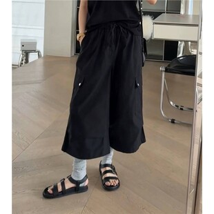 秒发25秋款欧货诗歌兰 25310高级感知性户外口袋休闲裤工装裤女