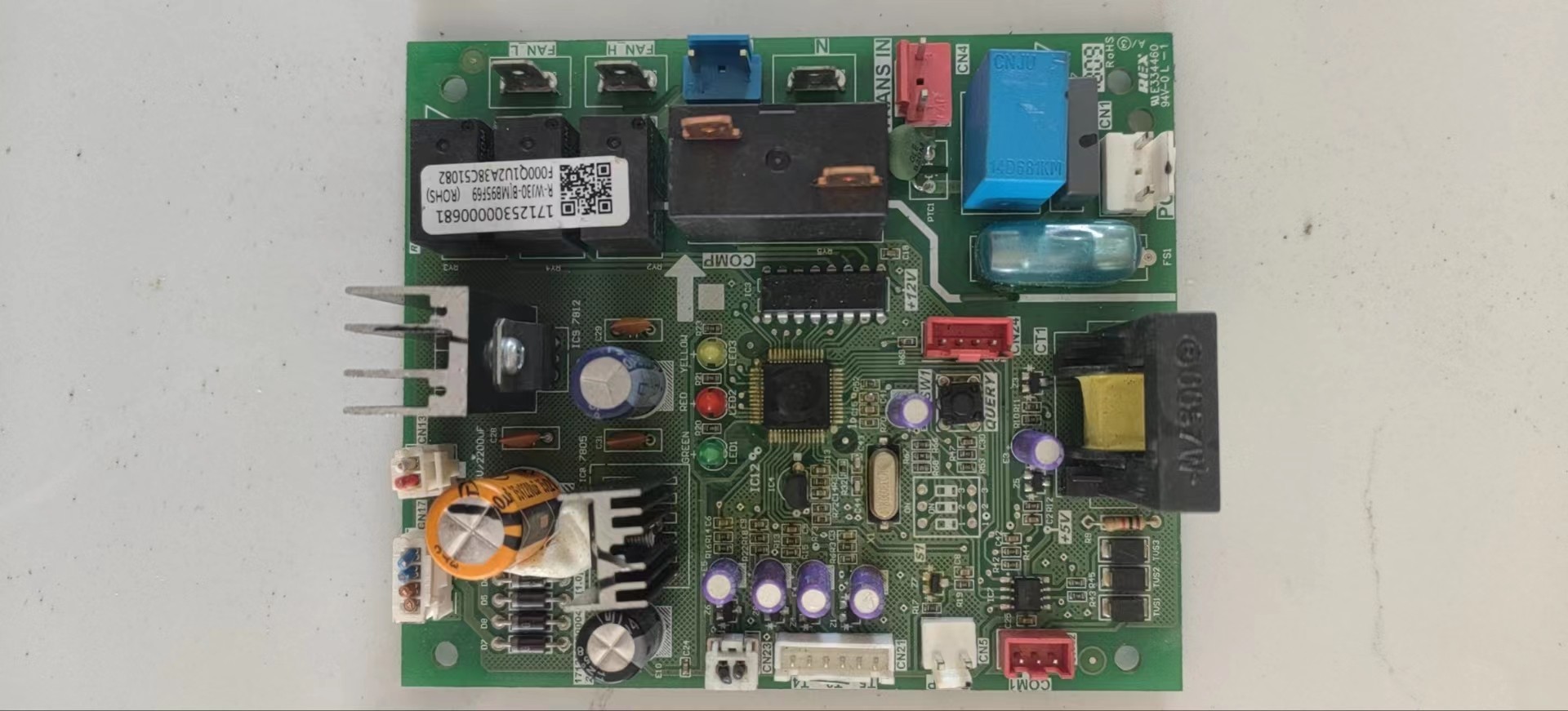 美的空气能外机主板R-WJ30-B(MB95F698K)电脑板17125300000681