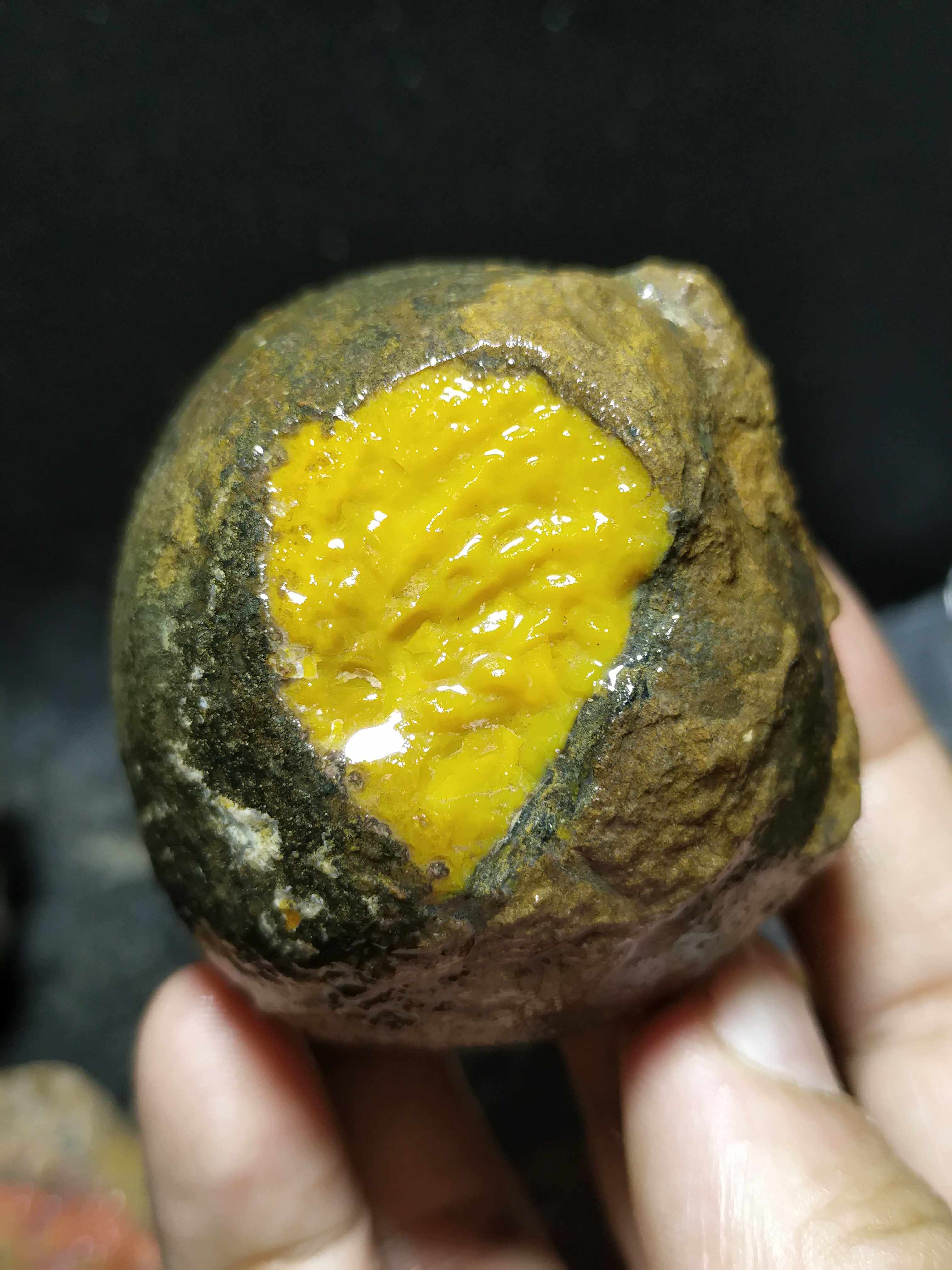 宣化战国红上谷战国红鸡油黄玛瑙原石蛋子明料雕件料吊坠料手把件
