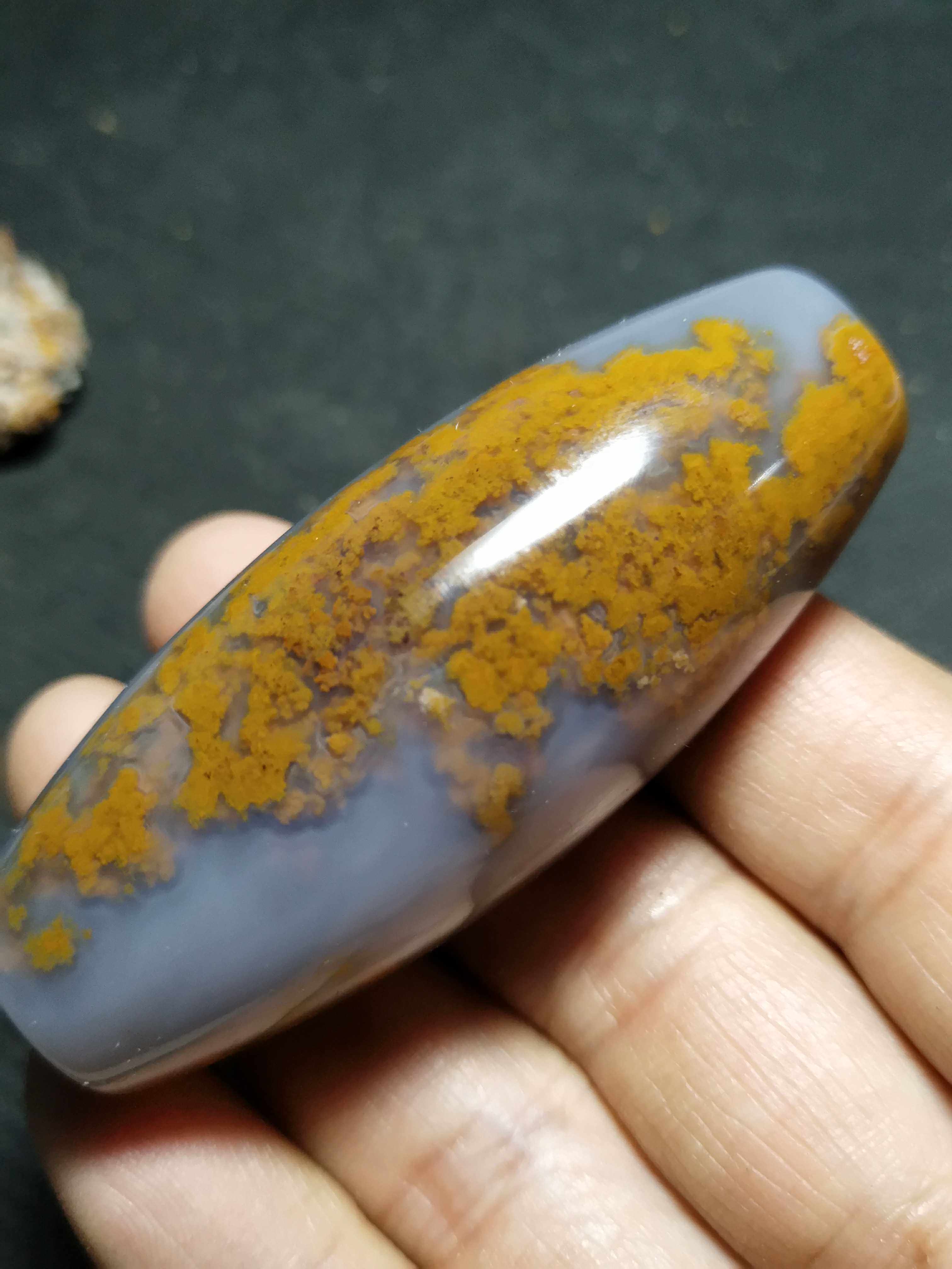 宣化战国玛瑙旺财金草花水草大勒子大桶珠挂坠配坠大吊坠