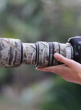 佳能70-300mmF4-5.6LIS胖白镜头炮衣适用CANON单反相机迷彩保护套