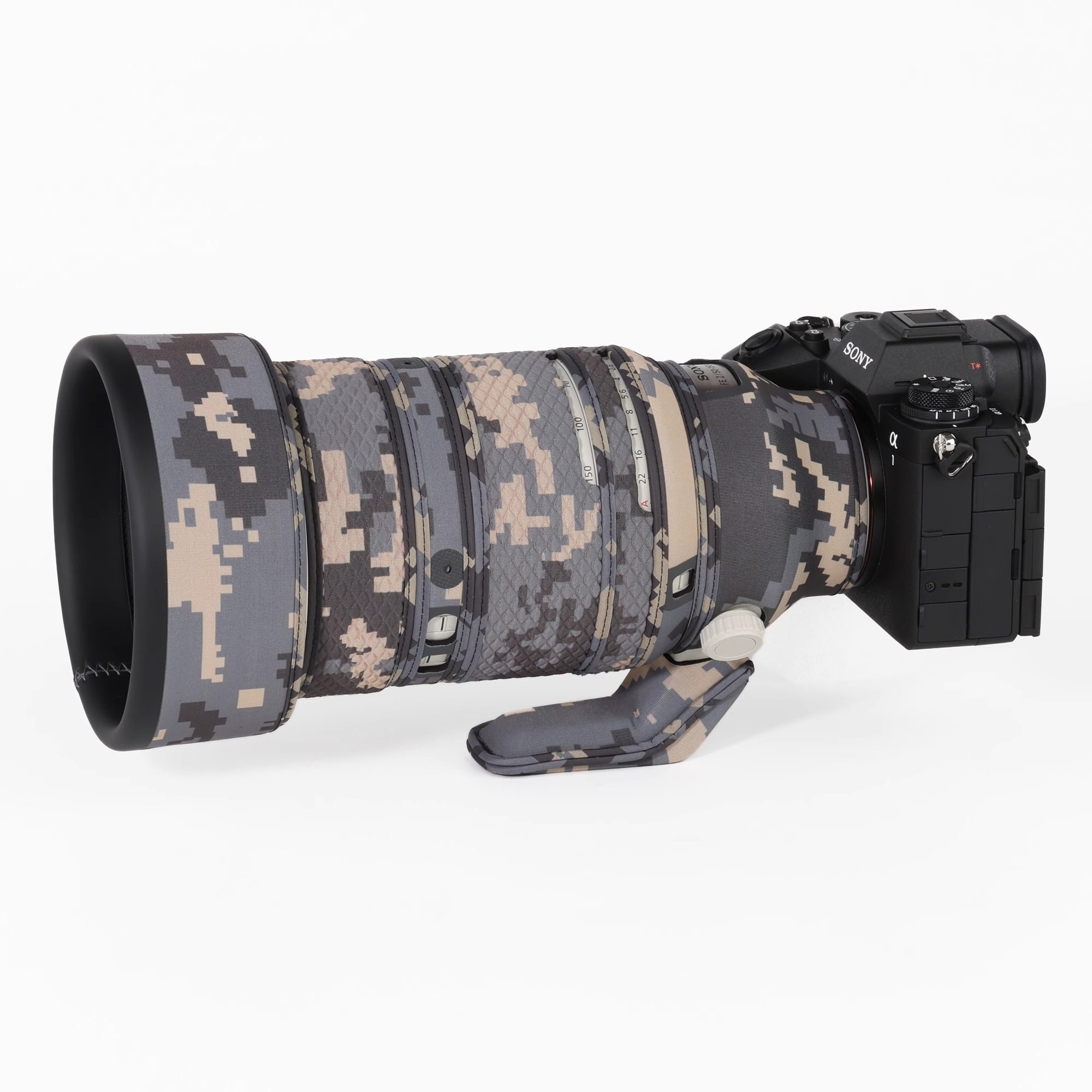 索尼FE50-150mF2GM镜头炮衣适用于SONY50150多功能迷彩弹性保护套