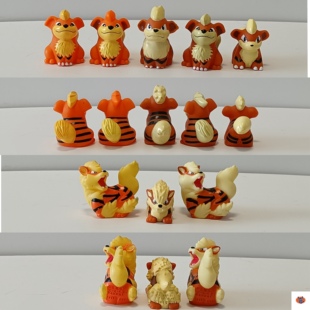 万代口袋妖怪精灵宝可梦指人初代卡蒂狗风速狗