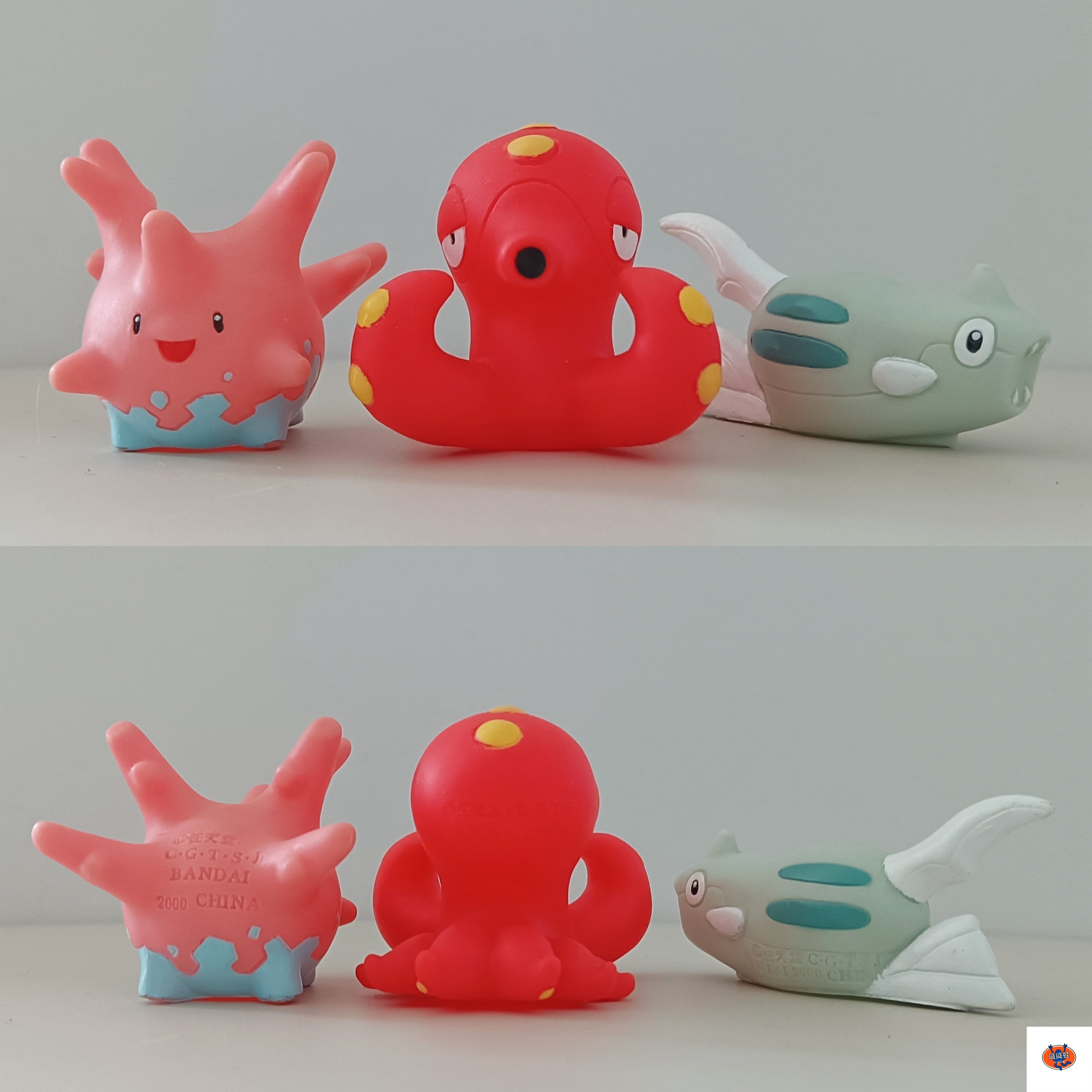 万代口袋妖怪精灵宝可梦指人金银二代太阳珊瑚铁炮鱼章鱼桶