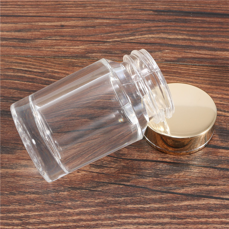 亚克力透明包装瓶虫草瓶子西洋参水晶瓶藏红花包装瓶粉末通用瓶