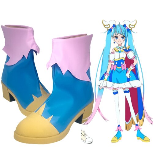 广阔天空光之美少女索拉cos鞋定做cosplay靴子动漫游戏鞋定制