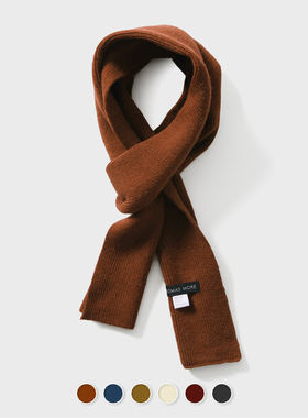 [THOMAS MORE]2025冬季韩版保暖羊毛围巾百搭围脖TF4-AC02
