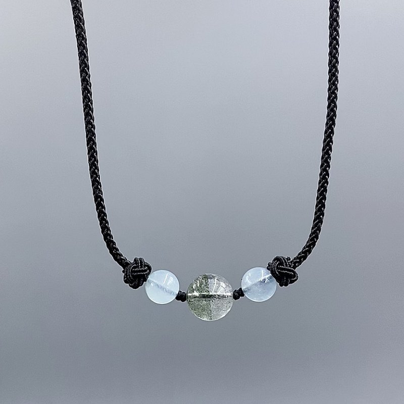 天然绿幽灵海蓝宝吊坠项链补水木锁骨链女 招财转运饰品水晶礼物,饰品/流行首饰/时尚饰品新,颈饰,淘宝优惠券,粉丝福利购,淘宝优惠卷