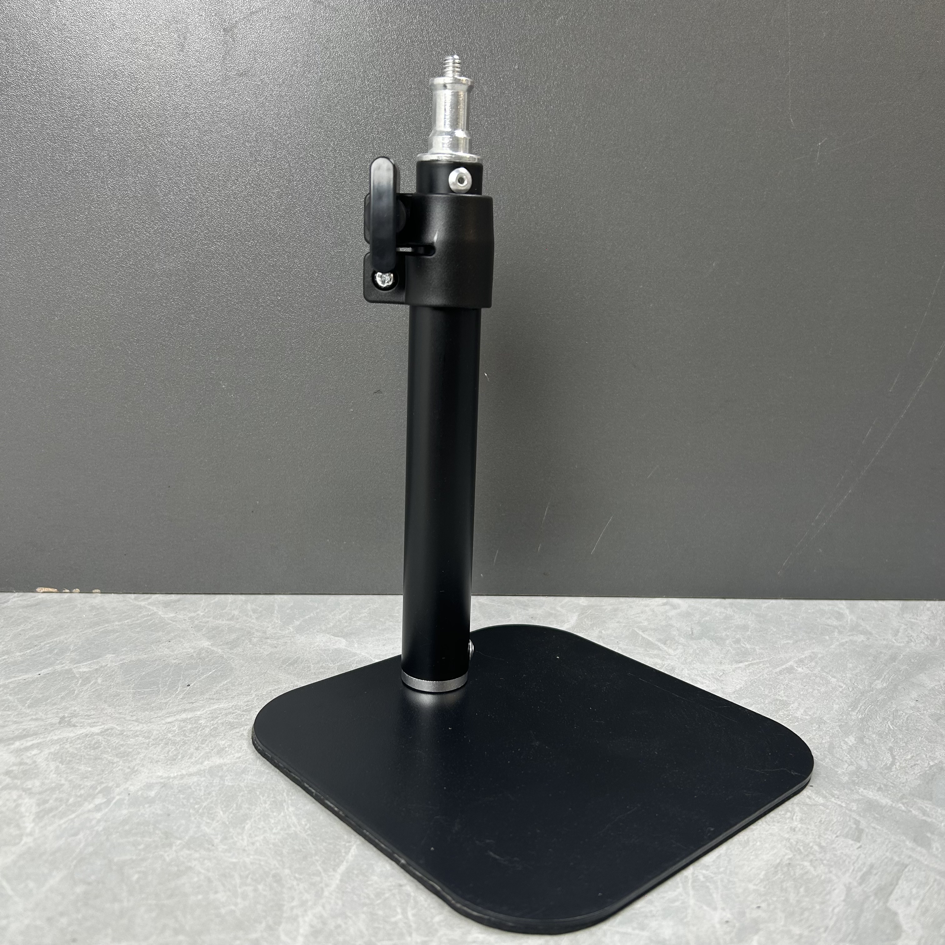桌面金属投影仪支架360度调节投影仪支架可升降投影仪支架1/4灯架